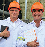 From l: Alan Liebenberg, head of sales and marketing; Chad Andrews, managing director.